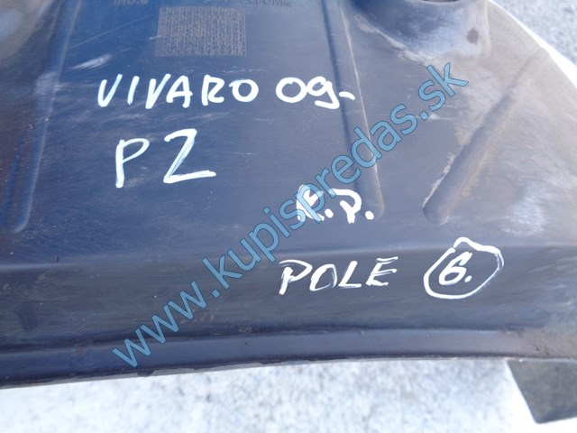 pravý zadný podblatník na opel vivaro, 